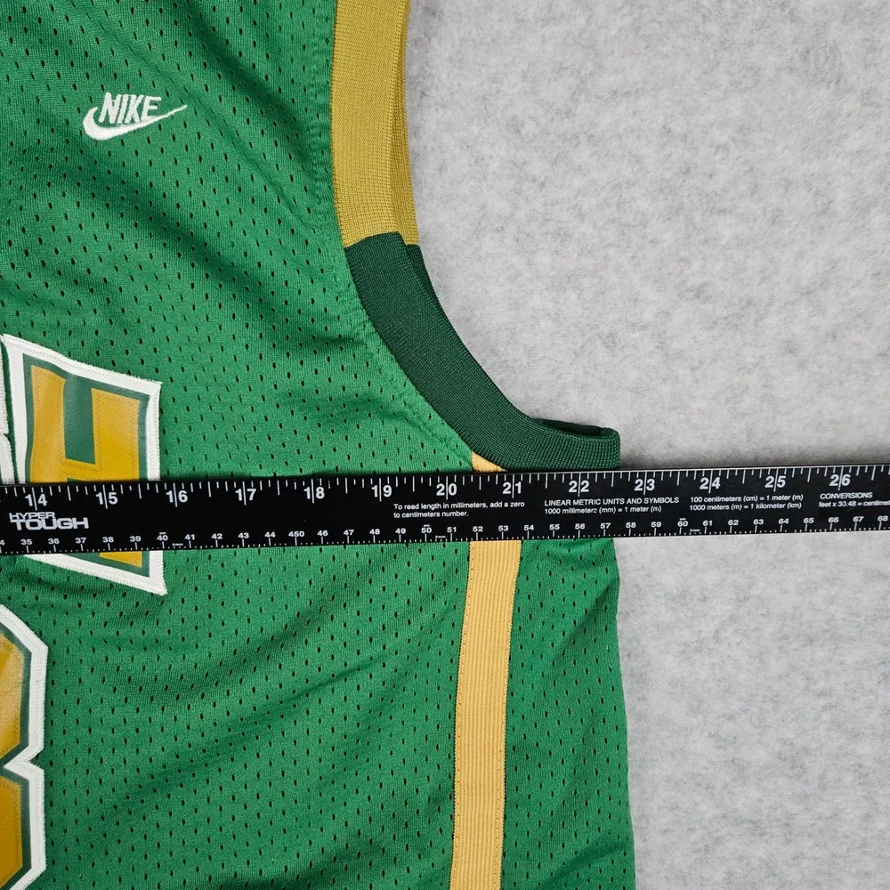 Nike Mens XL Green Basketball Jersey LeBron James 2003 Irish SVSM High‎ School
